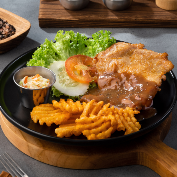 Grill Blackpepper Chicken Chop