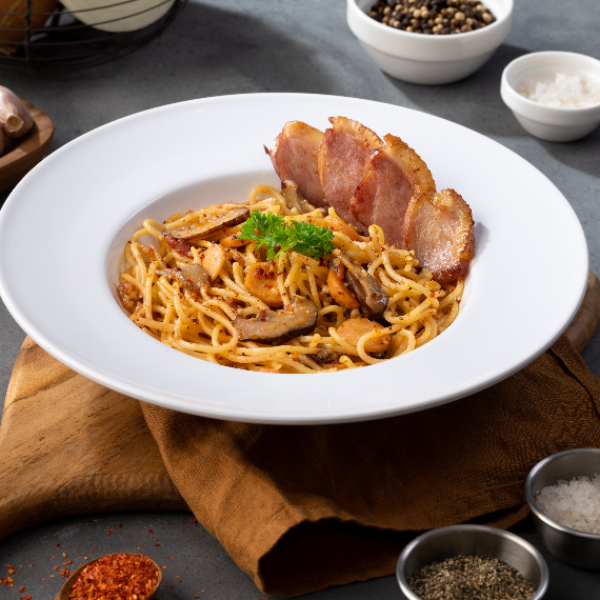 Smoke Duck Aglio E Olio (Spicy)