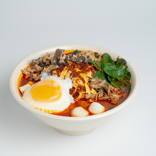 (Soup)Spicy Pan Mee(汤)家鄉麻辣板面